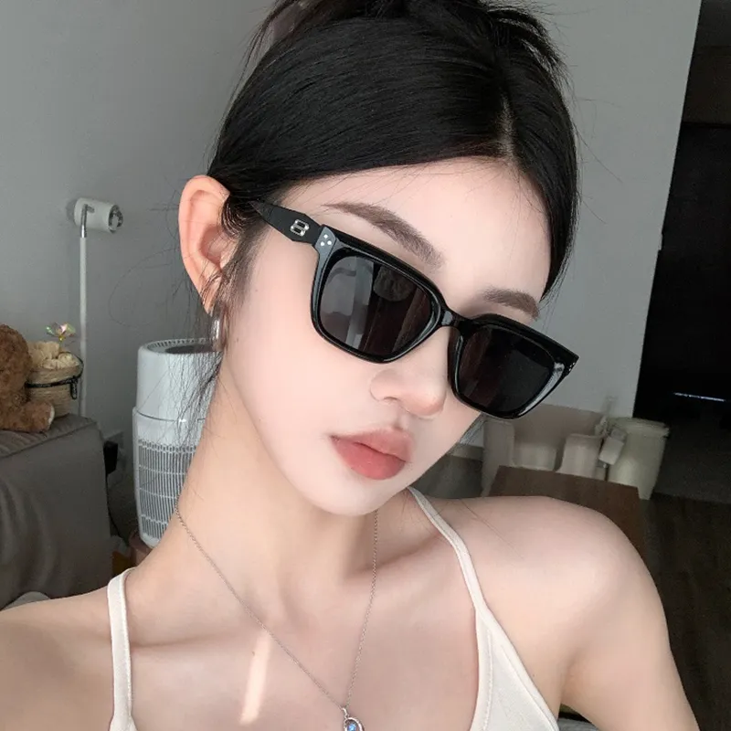 JIANGDAREN Plate Frame Square Sunglasses Unisex-11