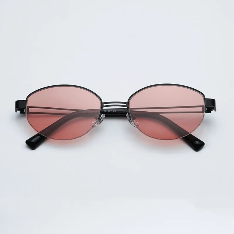 JIANGDAREN Β Titanium Cat Eye Sunglasses Unisex-5