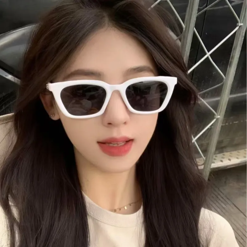 JIANGDAREN Plate Frame Square Sunglasses Unisex-4