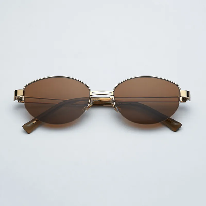 JIANGDAREN Β Titanium Cat Eye Sunglasses Unisex-3