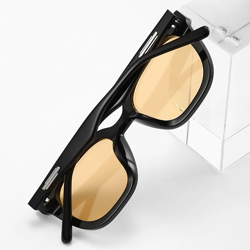 JIANGDAREN Plate Frame Square Sunglasses Unisex-2