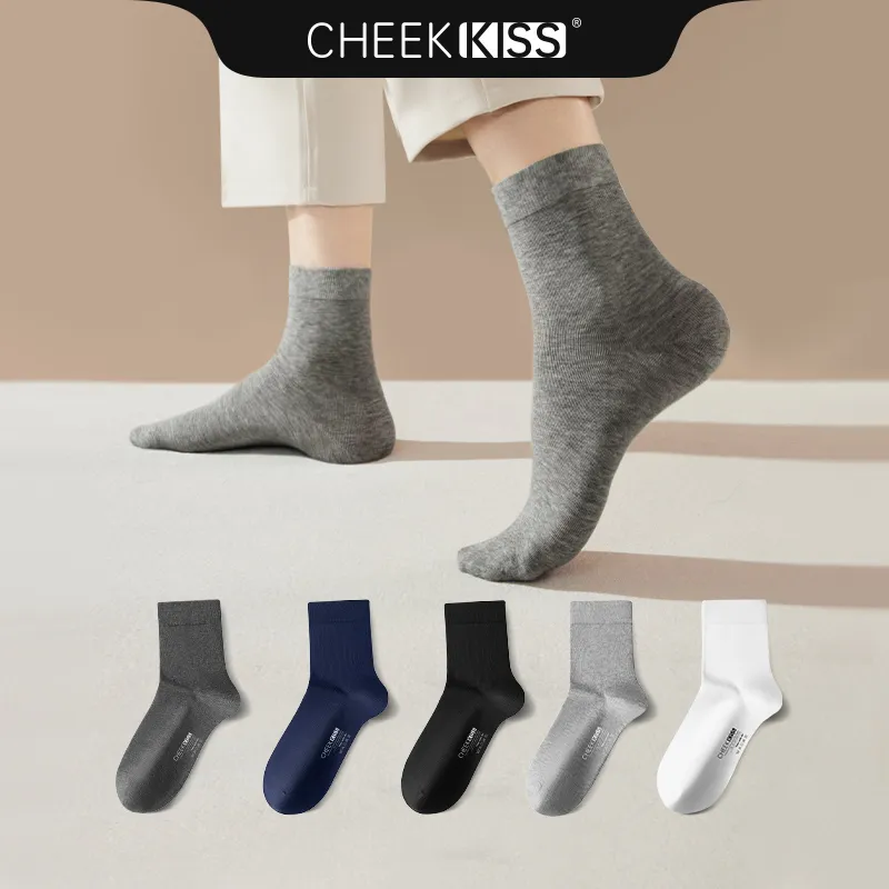 Cheekkiss Mid Calf Socks Men's Box 4 Pack-8