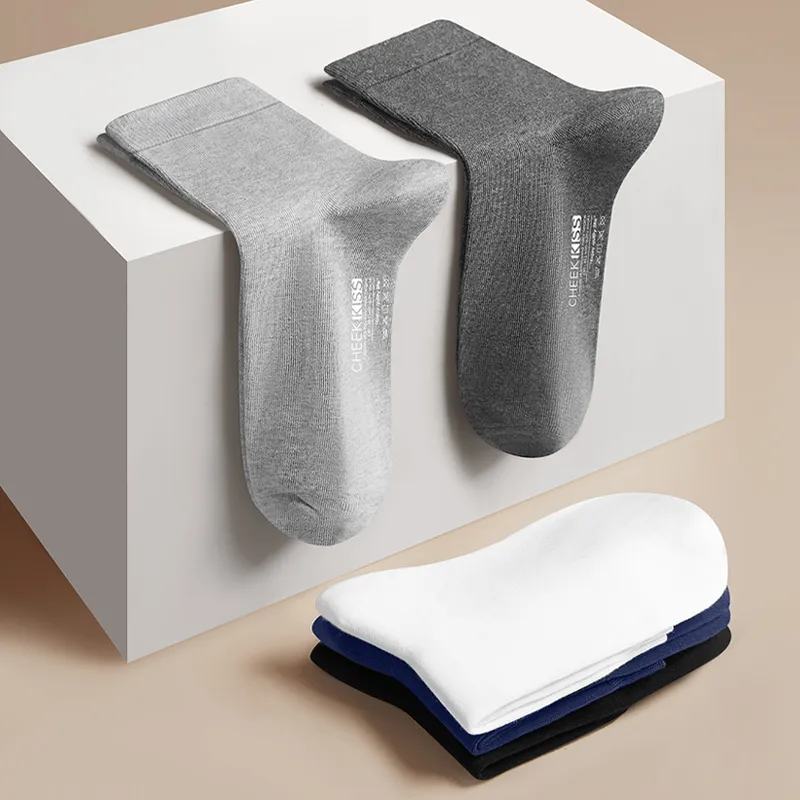 Cheekkiss Mid Calf Socks Men's Box 4 Pack-28