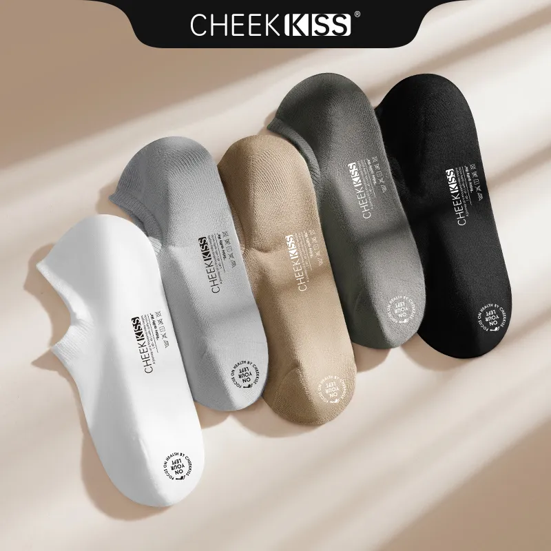 Cheekkiss No Show Socks Men's Box 4 Pack-1