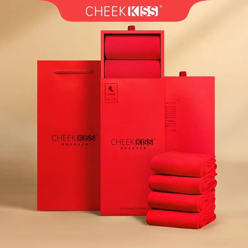 Cheekkiss Knee High Socks Men's Box 4 Pack-3