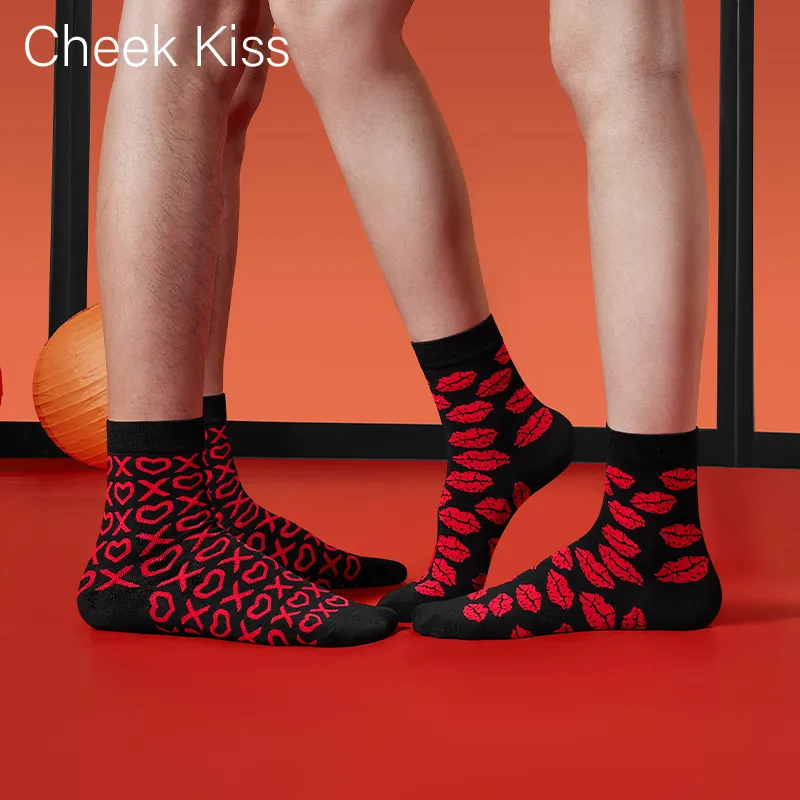 Cheekkiss Mid Calf Socks Unisex Box 4 Pack-1