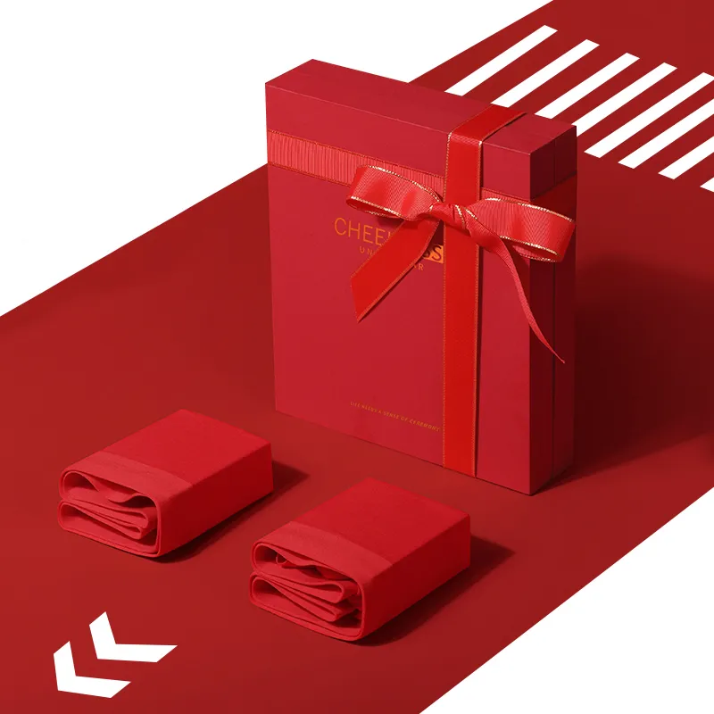 Cheekkiss Underwear Gift Box Men's 2 Pack Red-3