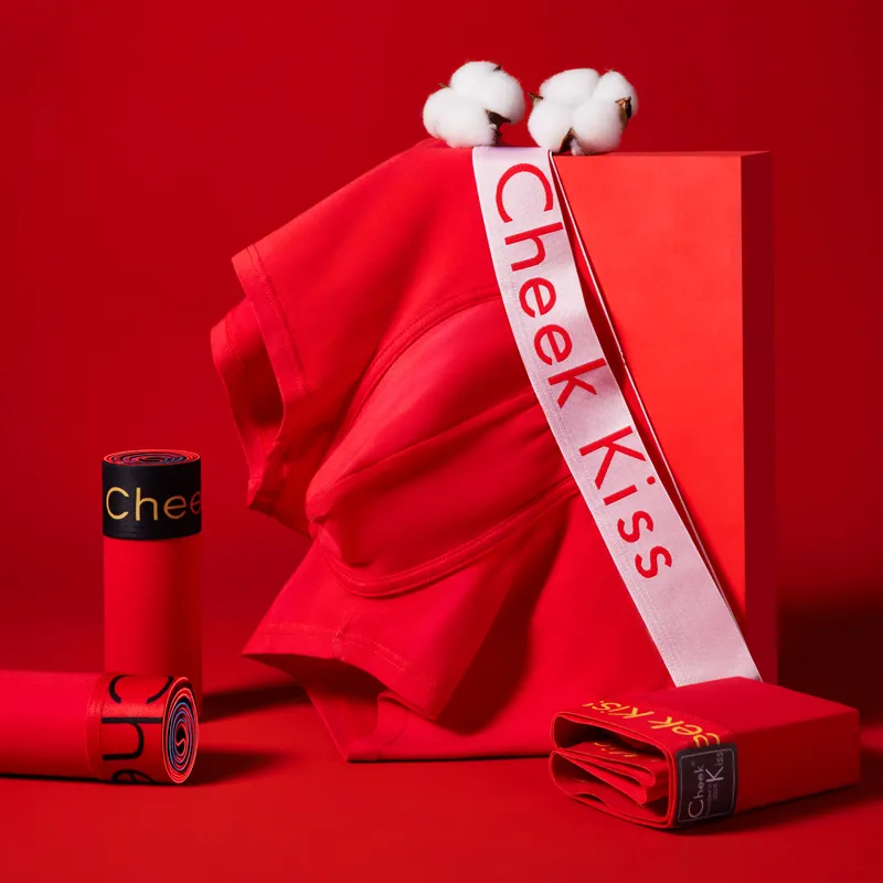 Cheekkiss Underwear Gift Box Men's 2 Pack Red-15
