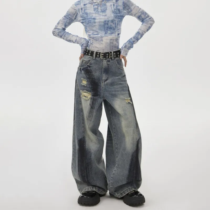 WELTER EXPERIMENT Jeans Unisex Blue-1