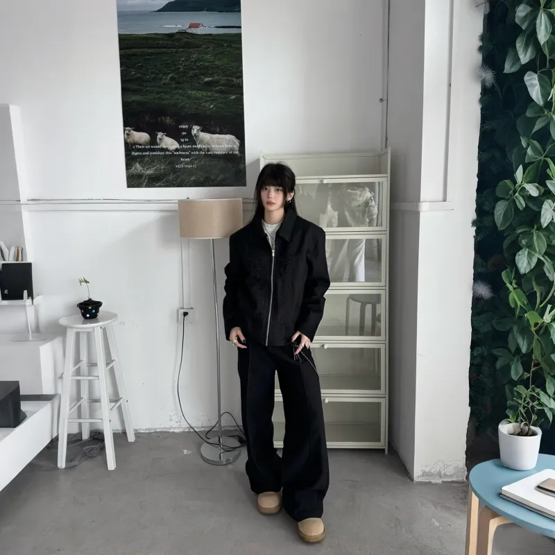 PISYPOX Jackets & Coats Unisex Black-4