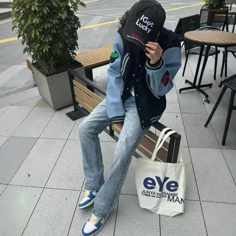 TESTUNG Classic Baseball Jacket Unisex-6