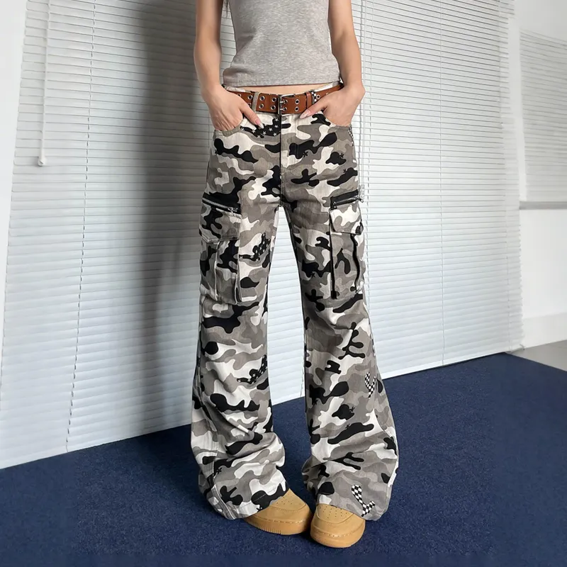 PISYPOX Jeans Unisex Camouflage-1