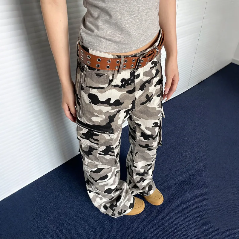 PISYPOX Jeans Unisex Camouflage-2