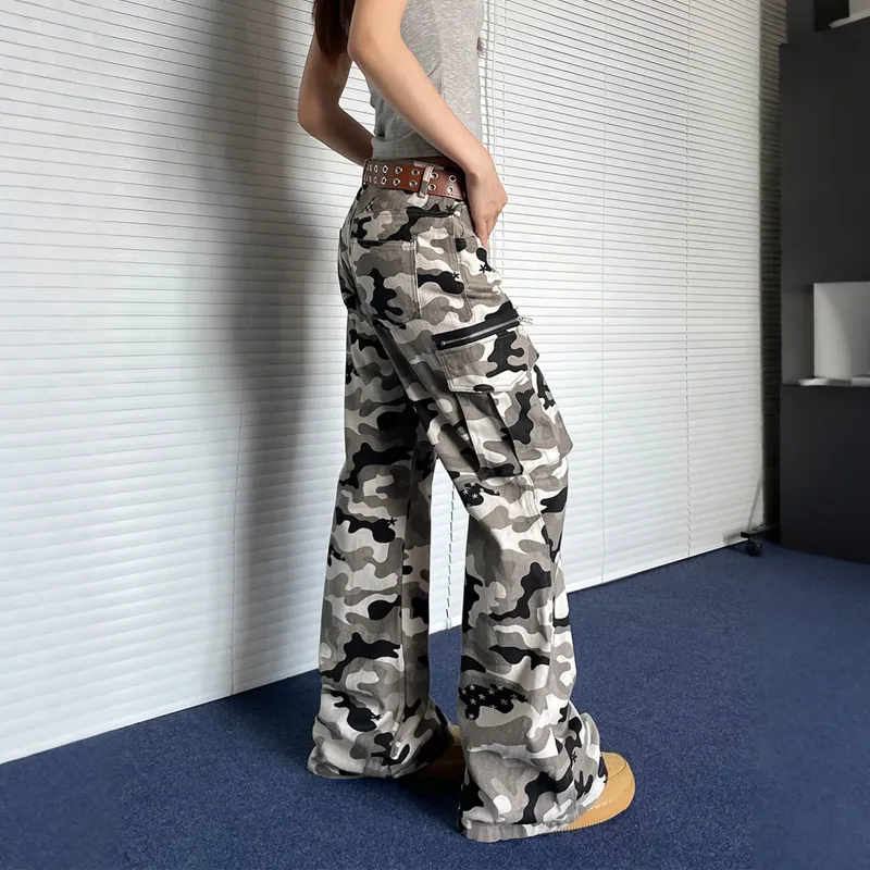 PISYPOX Jeans Unisex Camouflage-3