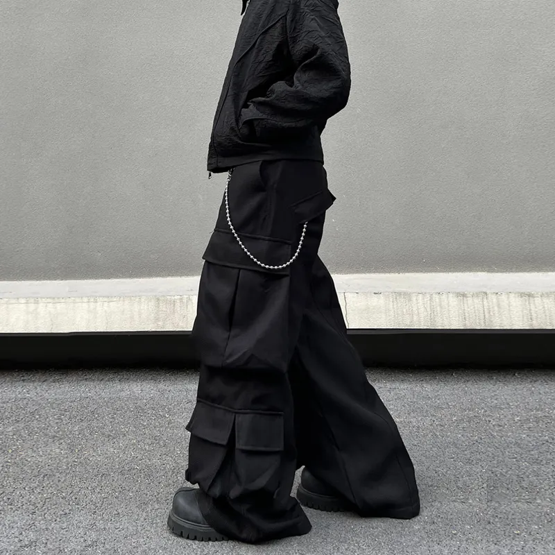 PISYPOX Cargo Pants Unisex Black-1