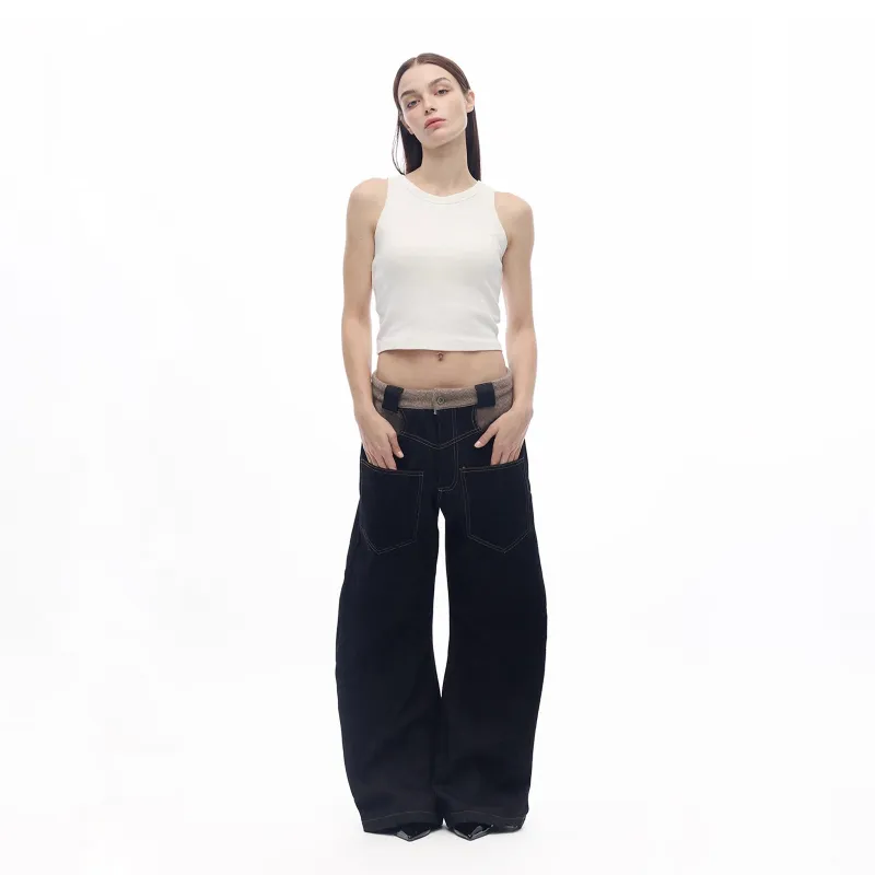 PISYPOX Jeans Unisex Black-5