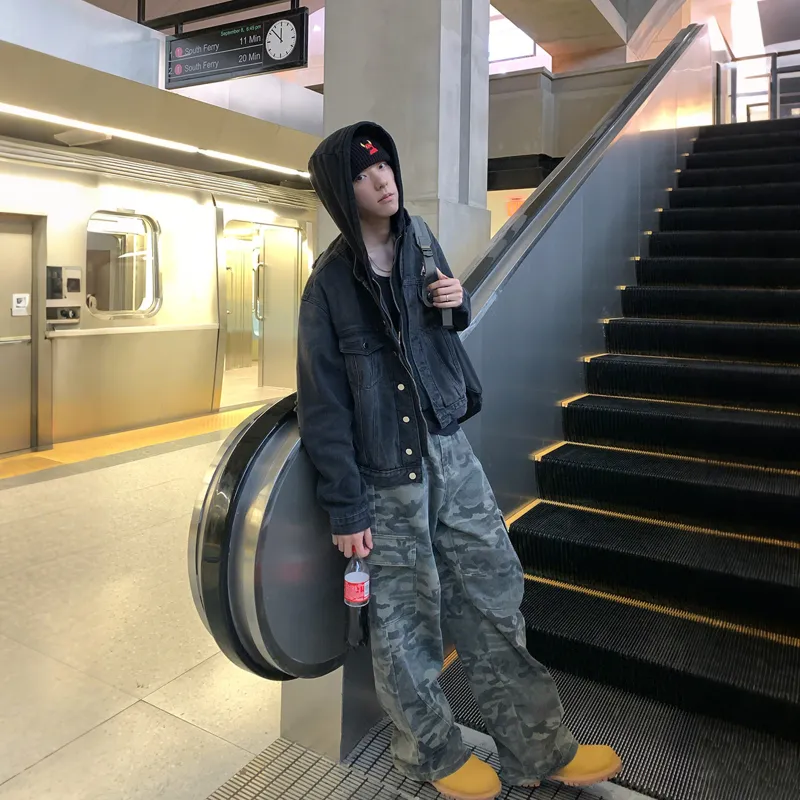 PISYPOX Jeans Unisex Camouflage-1