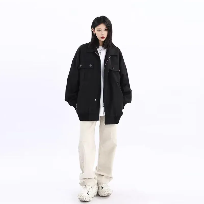 PISYPOX Jackets & Coats Unisex Black-4
