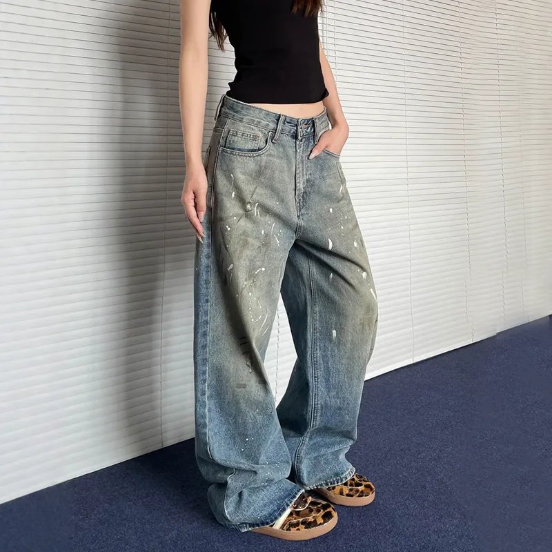 Jeans Unisex Blue Tone Single Item-1