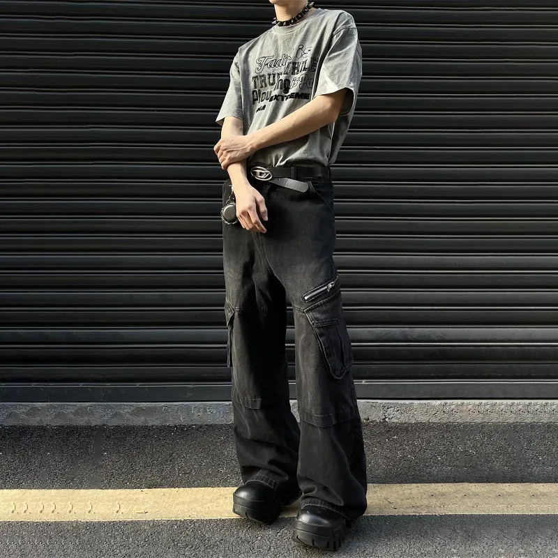 PISYPOX Jeans Unisex Black-5