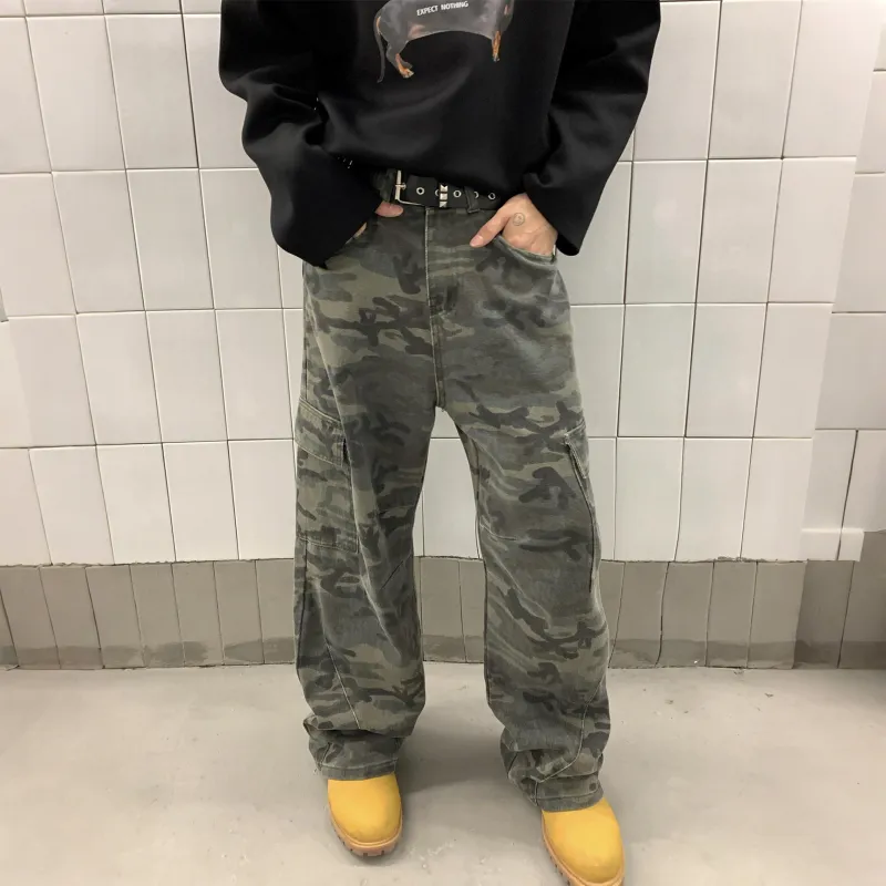 PISYPOX Jeans Unisex Camouflage-2
