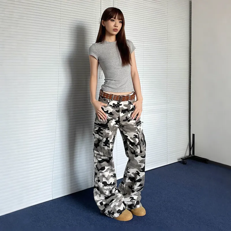 PISYPOX Jeans Unisex Camouflage-4