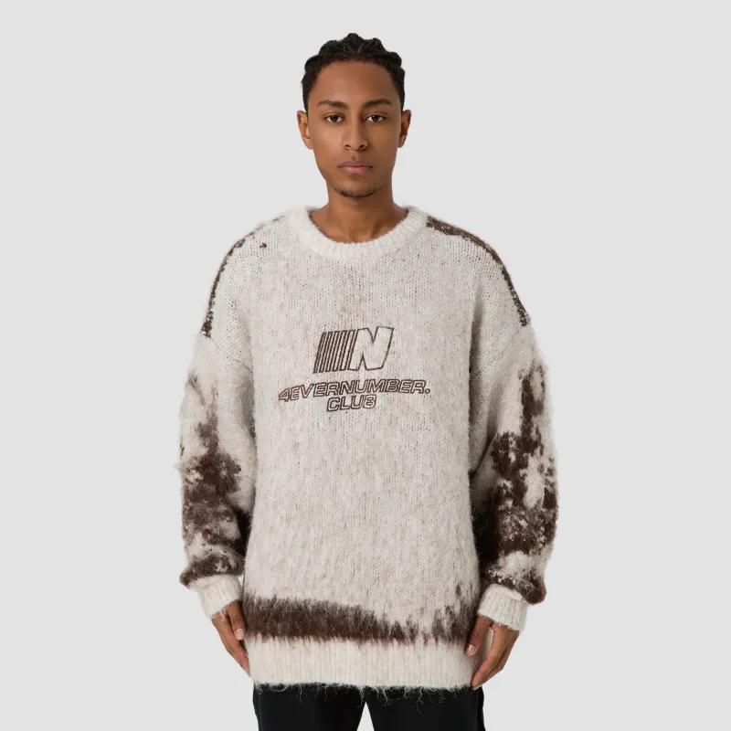 4EVER LAB Sweaters Unisex Milk Tea Beige-2