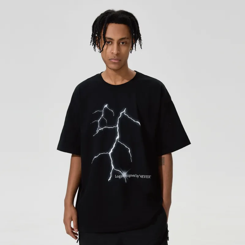 4EVER LAB T Shirts Unisex Black-3
