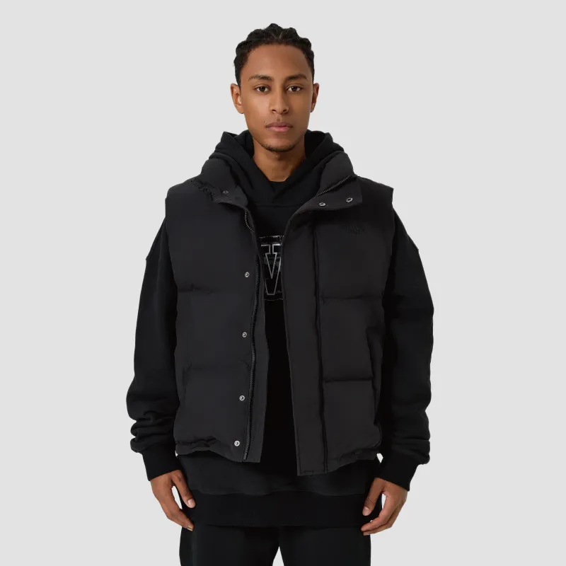 4EVER LAB Vests Unisex Black-2