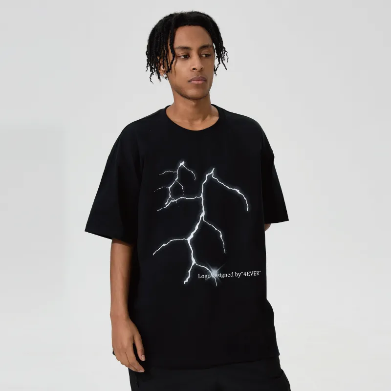 4EVER LAB T Shirts Unisex Black-5