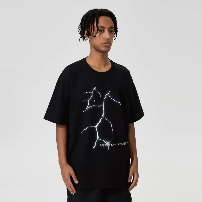 4EVER LAB T Shirts Unisex Black-2