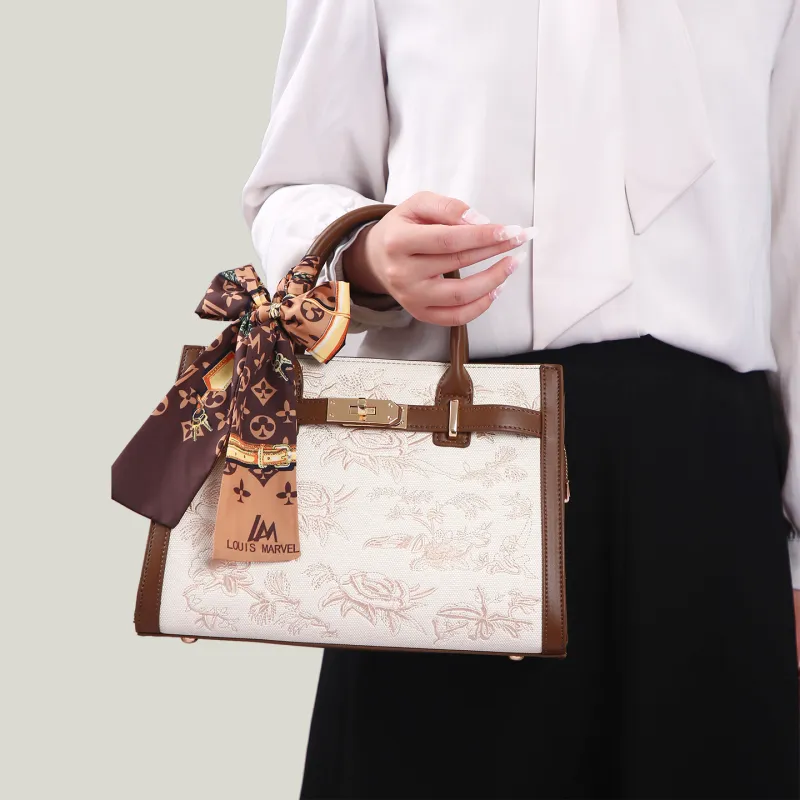BUHOWE PU Handbag Women's Multicolor-5