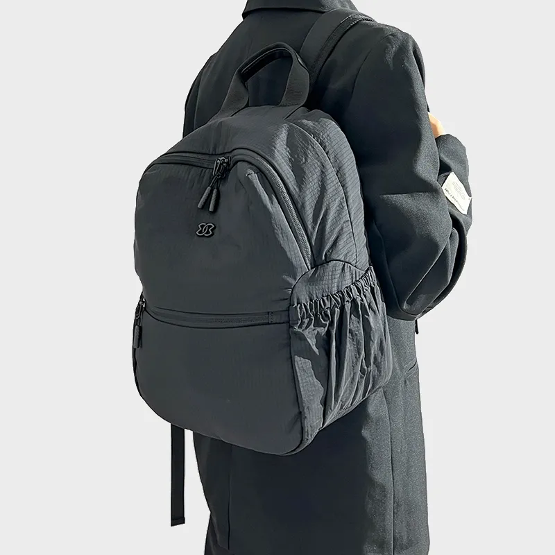 BUHOWE Oxford Backpack Unisex Sage Green/Black-10
