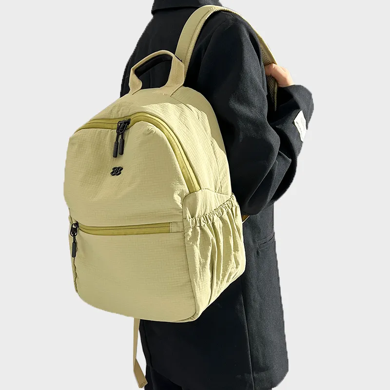 BUHOWE Oxford Backpack Unisex Sage Green/Black-5