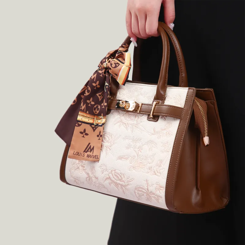 BUHOWE PU Handbag Women's Multicolor-4