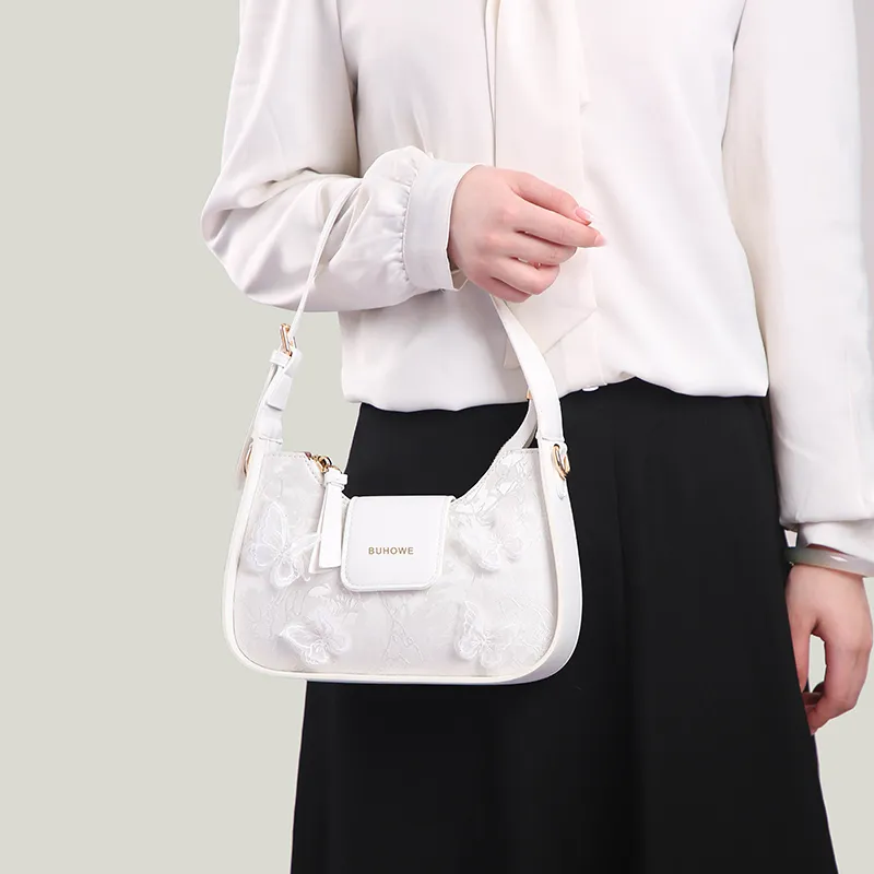 BUHOWE Polyurethane PU Shoulder Bag Women's Multicolor-10