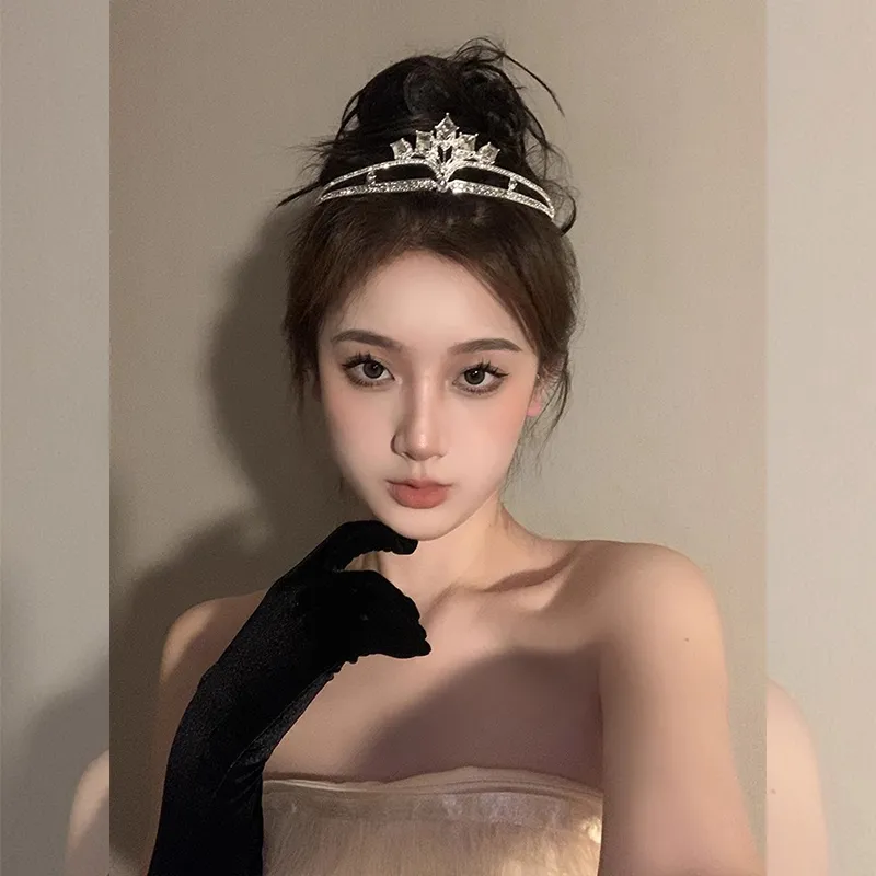 NICERURU Zircon Headbands Women's-6