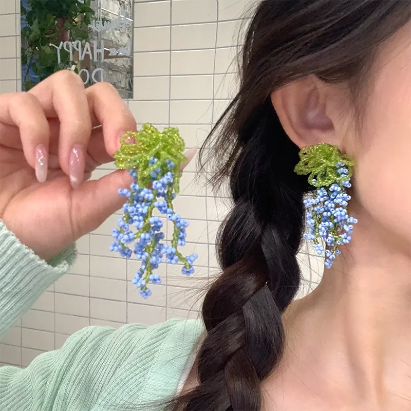 NICERURU Fishing Line Earrings Women's-2
