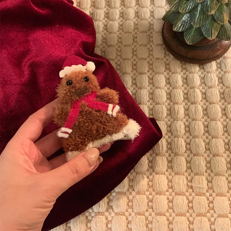 NICERURU Plush Hair Clips Unisex-6