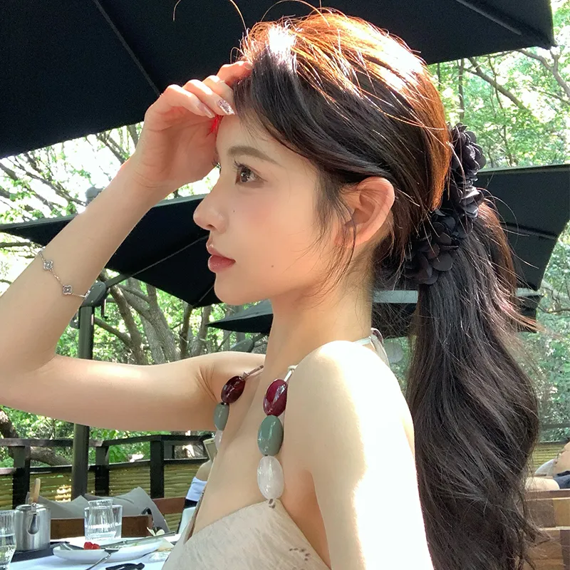 NICERURU Fabric Hair Clips Women's-15