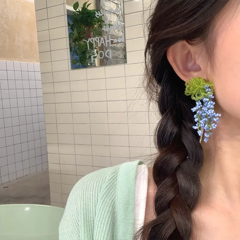 NICERURU Fishing Line Earrings Women's-4