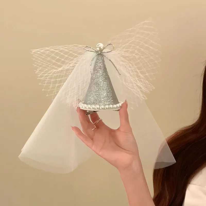 NICERURU Gauze Hair Clips Women's-5