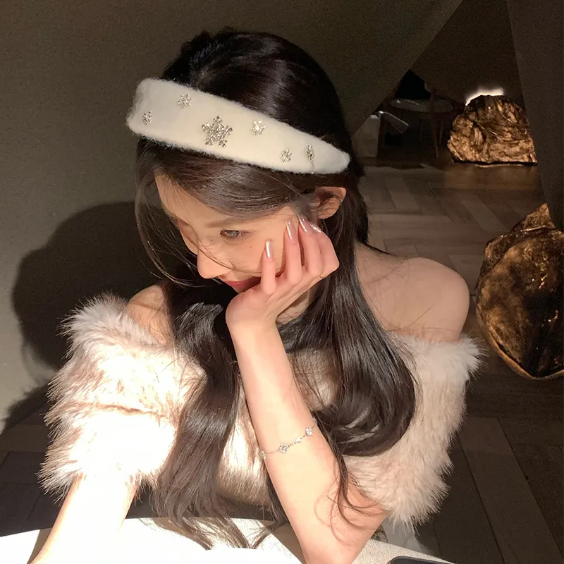 NICERURU Zircon Headbands Women's-5