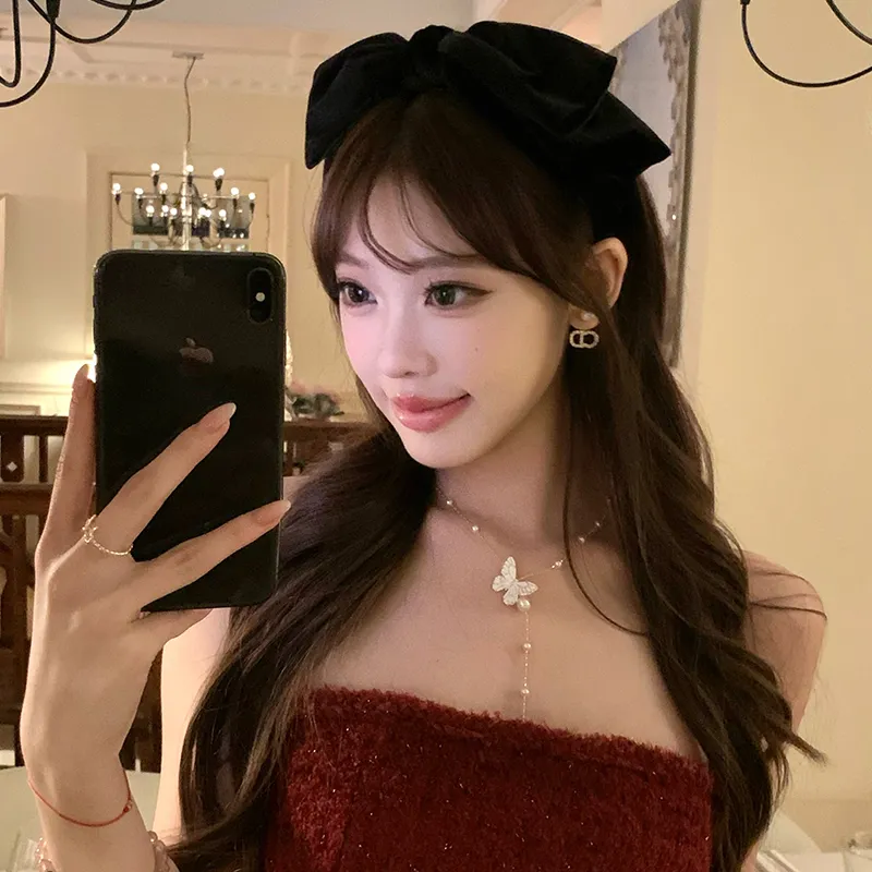 NICERURU Velour Headband Women's-3