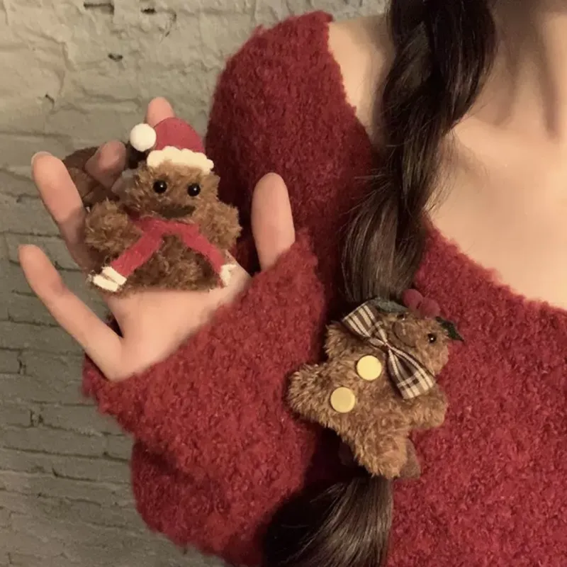 NICERURU Plush Hair Ties Women's-5