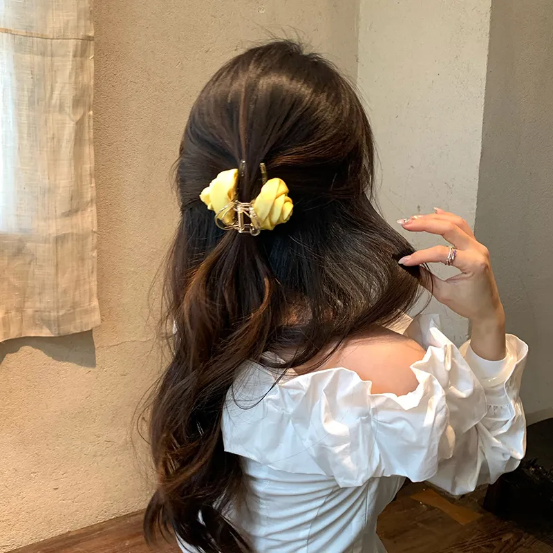 NICERURU Fabric Hair Clips Women's-5