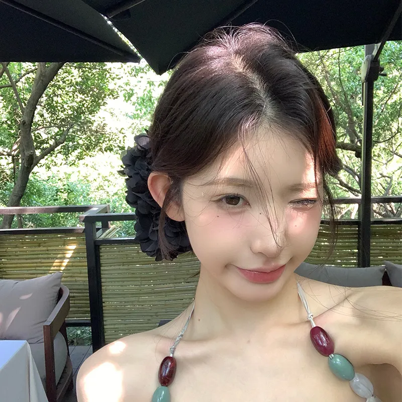 NICERURU Fabric Hair Clips Women's-13