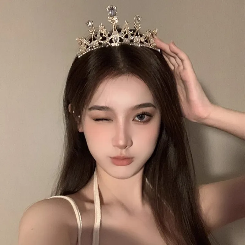 NICERURU Zircon Headbands Women's-2