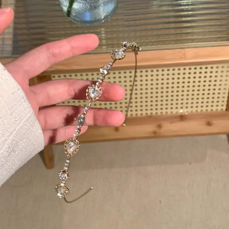 NICERURU Rhinestone Headbands Women's-9