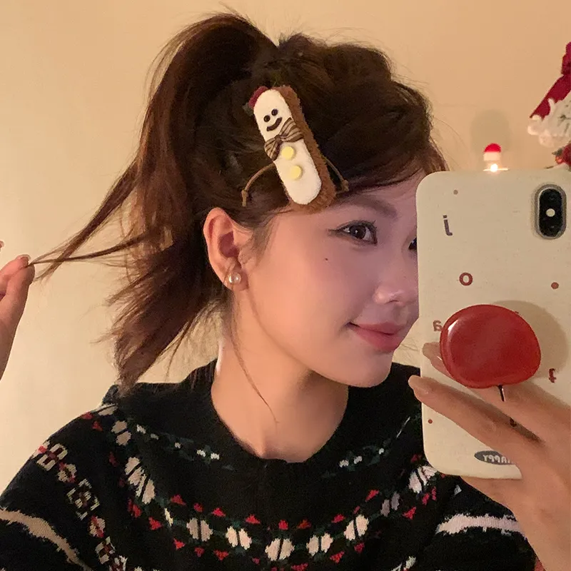 NICERURU Plush Hair Clips Unisex-8